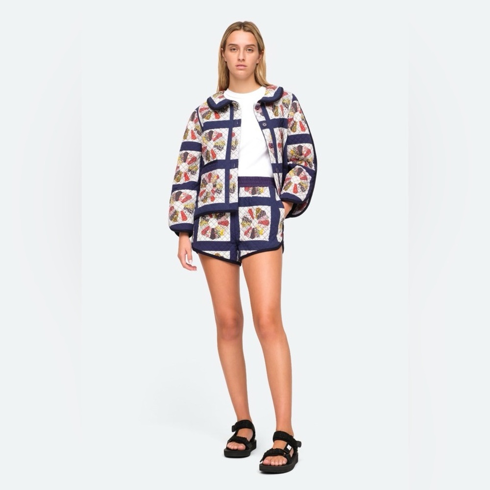 New with tags Sea New York quilted patchwork pippin shorts small s